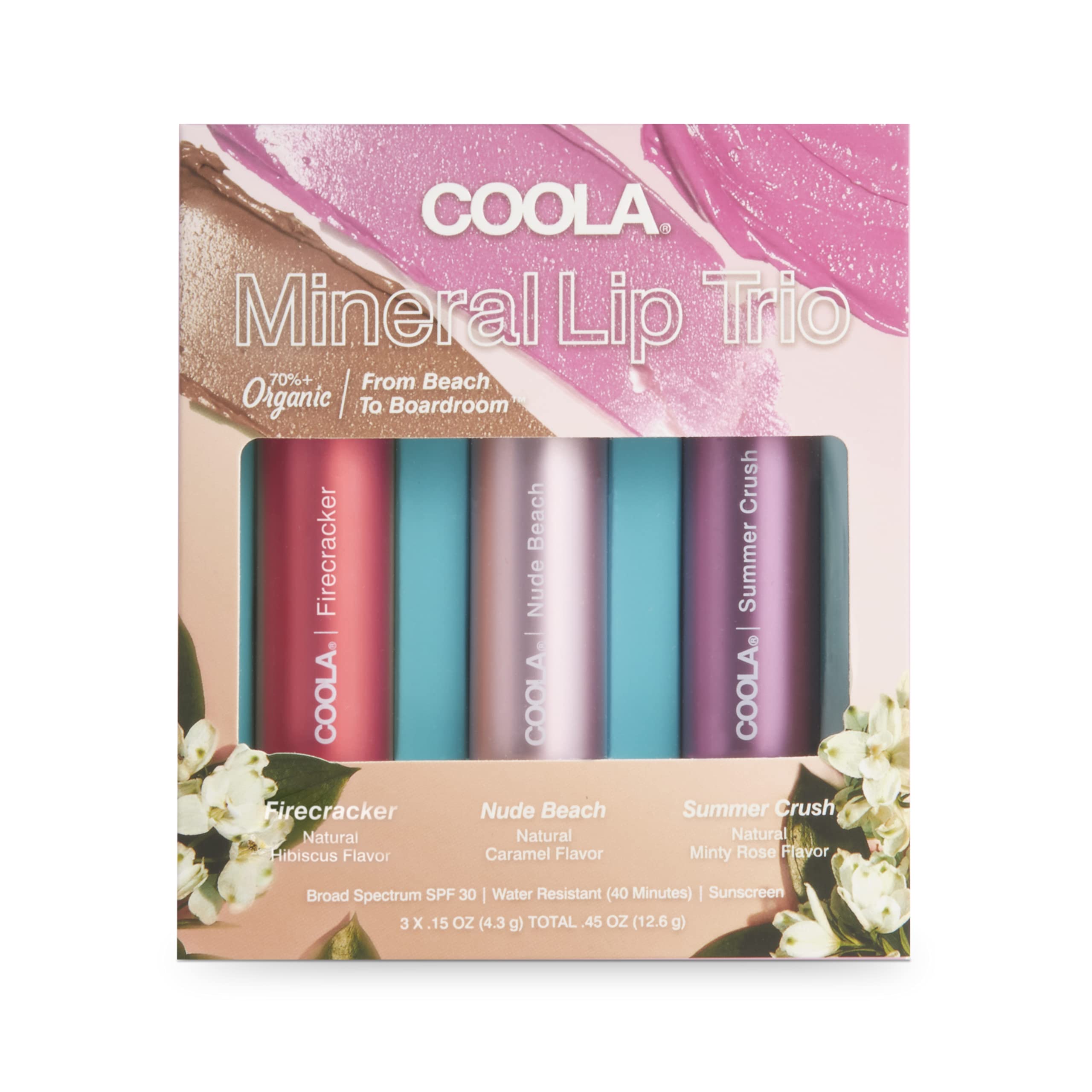 Bálsamo Labial Coola Bálsamo Labial Con Color Y Protector Solar Mineral Spf 30 - Venta Internacional.