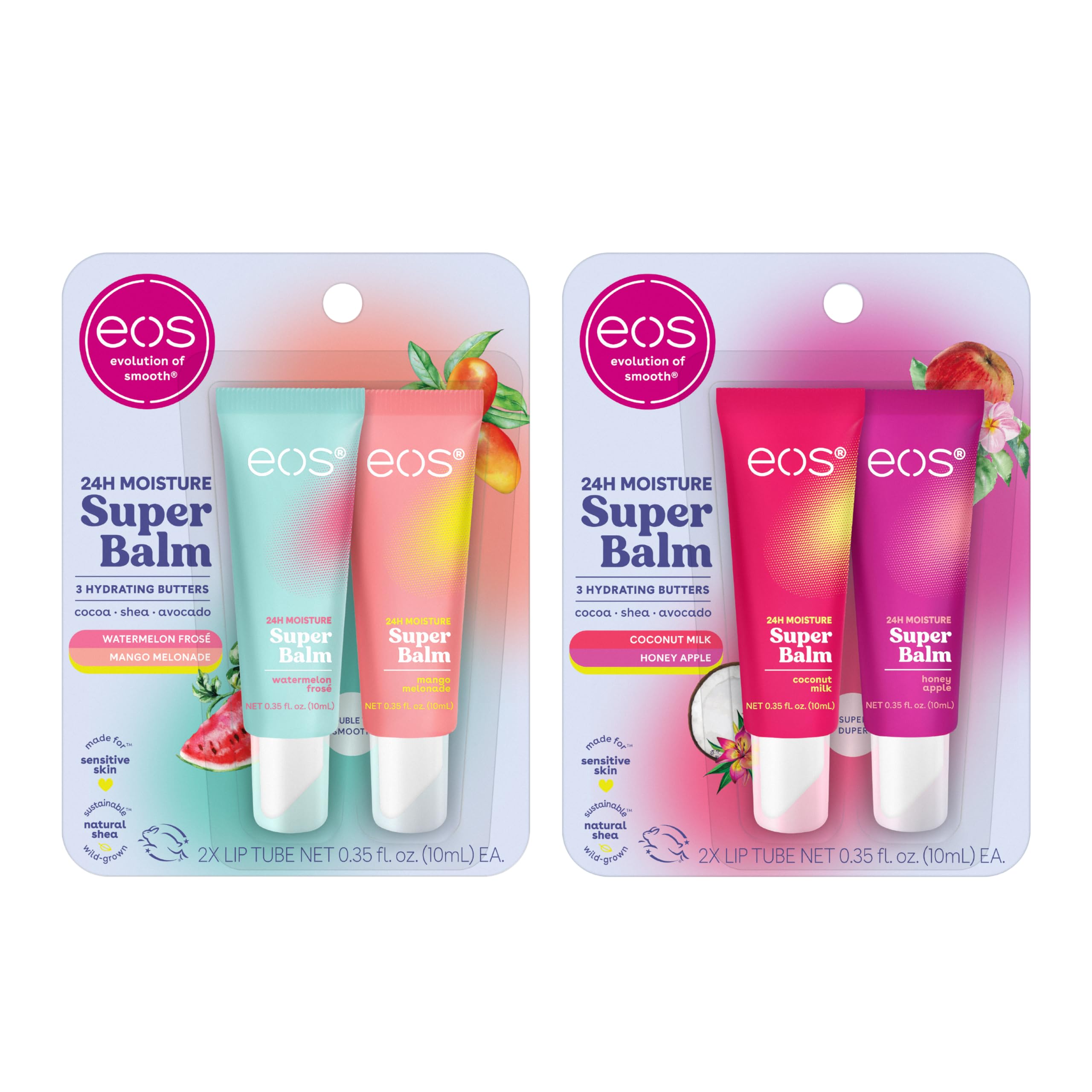 Foto 2 pulgar | Bundle Eos 24h Moisture Super Balm Con Leche De Coco Y Miel - Venta Internacional.