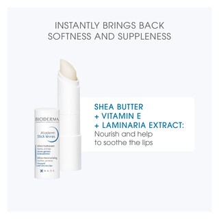 Foto 3 | Lápiz Labial Bioderma Atoderm Hidratante, Suaviza Y Renueva Los Labios Secos - Venta Internacional.