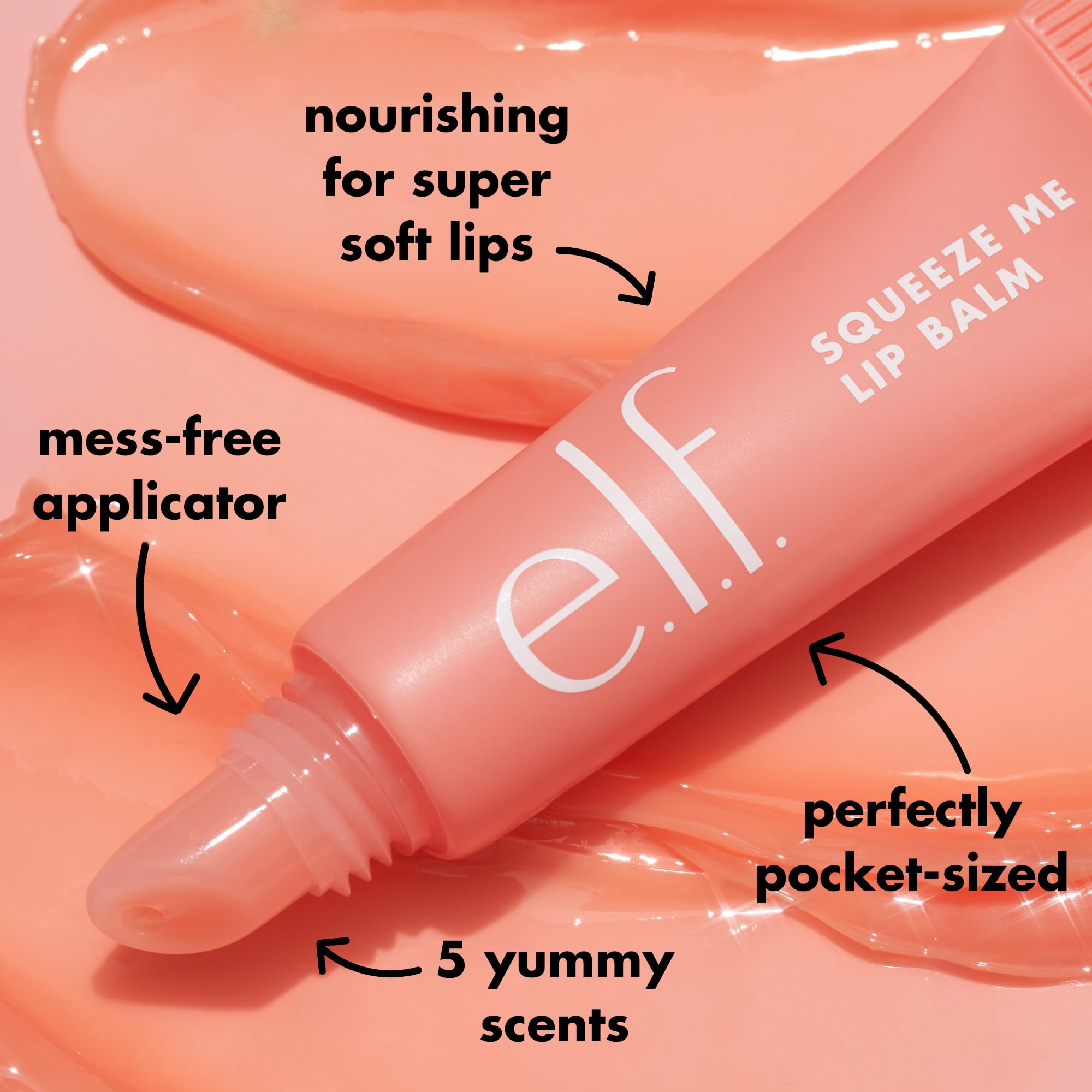Foto 4 | Bálsamo Labial E.l.f. Squeeze Me Moisturizing Con Sheer Tint Strawb - Venta Internacional.