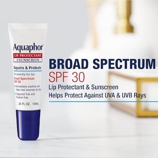 Foto 2 | Bálsamo Labial Aquaphor Lip Repair, Spf 30, Tubo De 10 Ml - Venta Internacional.