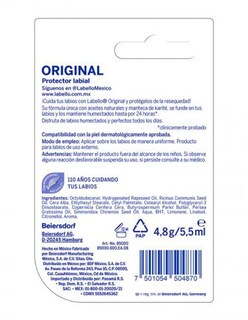 Foto 5 | Bálsamo Labial Labello Protector Humectante + Termo De Agua De Regalo Güish
