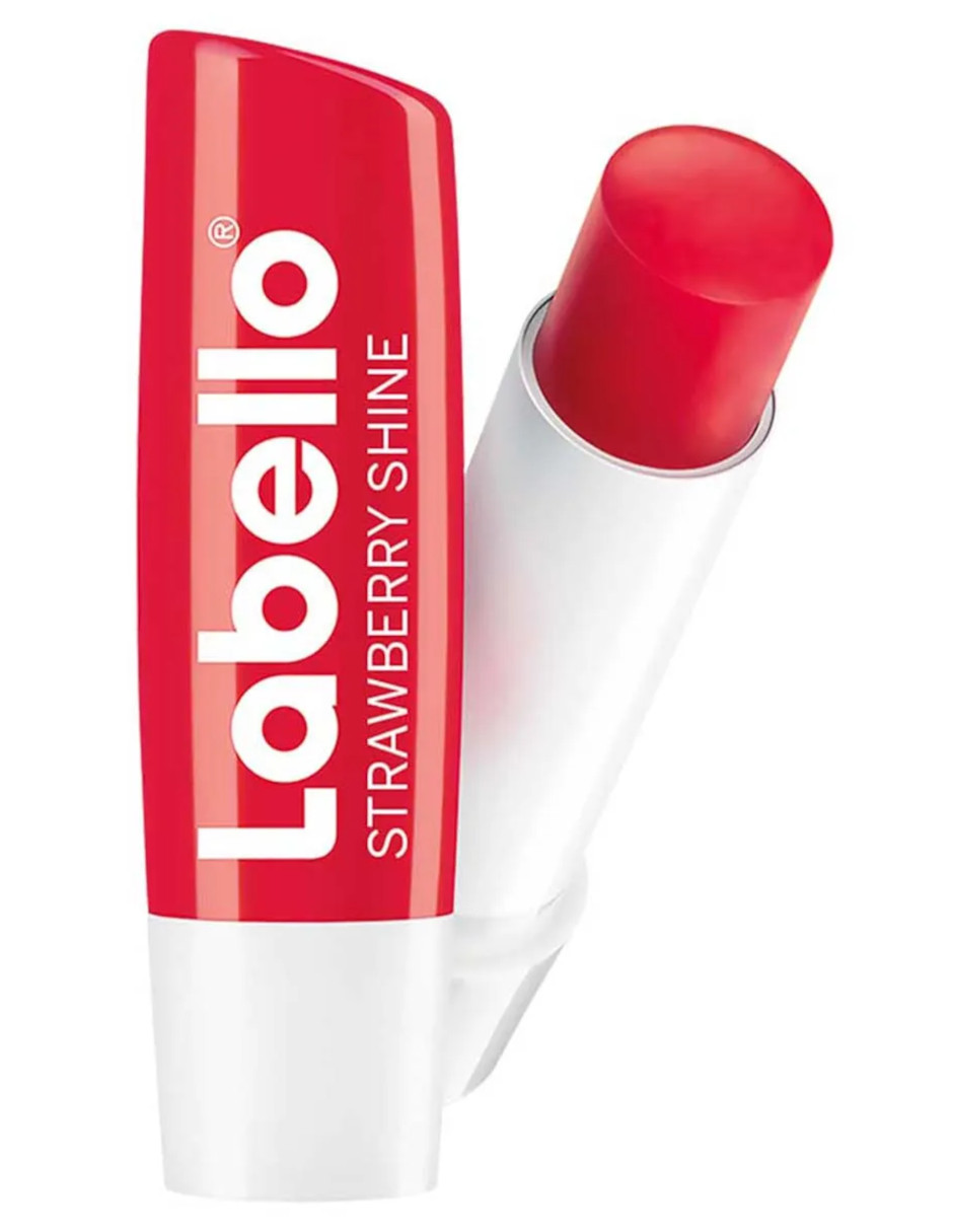 Foto 4 pulgar | Bálsamo Labial Protector Humectante Labello Fresa + Termo De Agua De Regalo Güish