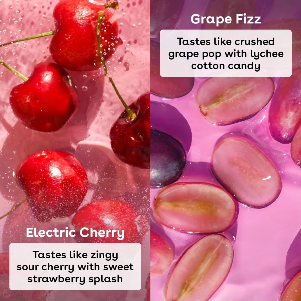 Foto 2 | Bálsamo Labial Eos Flavorlab Pops! Electric Cherry & Grape Fizz, Paquete De 2 Ml - Venta Internacional.