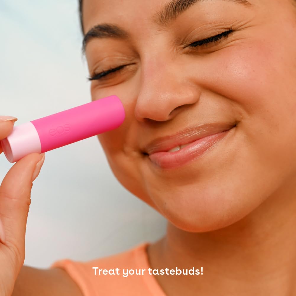 Foto 4 pulgar | Set De Regalo De Bálsamo Labial Eos Super Strawberry Lip Hidratator, Paquete De 4 - Venta Internacional.