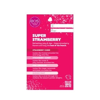 Foto 6 | Set De Regalo De Bálsamo Labial Eos Super Strawberry Lip Hidratator, Paquete De 4 - Venta Internacional.