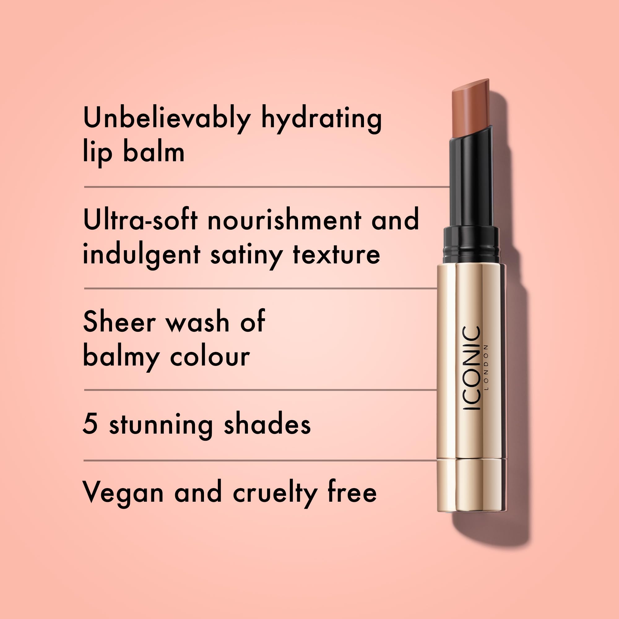 Foto 3 pulgar | Bálsamo Labial Iconic London Melting Touch In The Nude, 3 Ml - Venta Internacional.