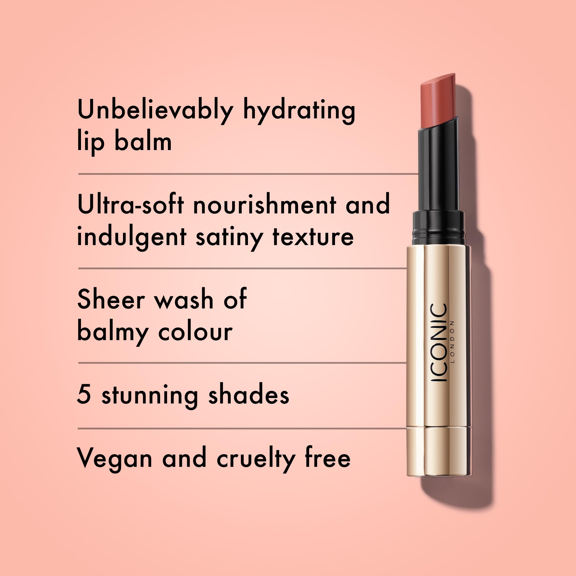 Foto 3 pulgar | Bálsamo Labial Iconic London Melting Touch Sitting Pretty, 3 Ml - Venta Internacional.
