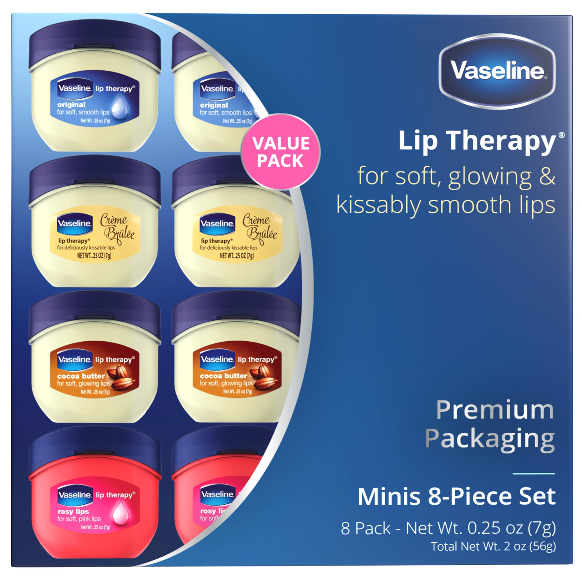 Foto 3 pulgar | Set De Bálsamo Labial Vaseline Lip Therapy Rosy Lips 7 Ml (juego De 8 Piezas) - Venta Internacional.