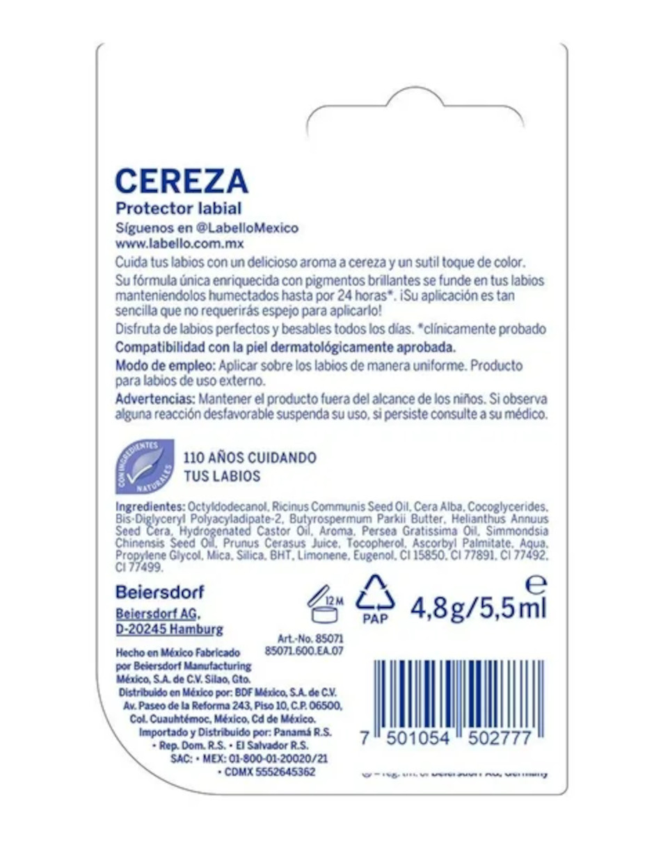 Foto 5 pulgar | Labello Bálsamo Labial Protector Humectante Mora + Termo Güish Gratis
