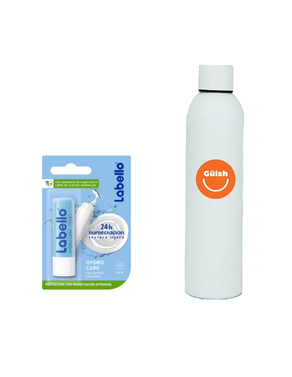 Bálsamo Labial Labello Hydro Care Spf 15 Textura Ligera + Termo Güish Gratis
