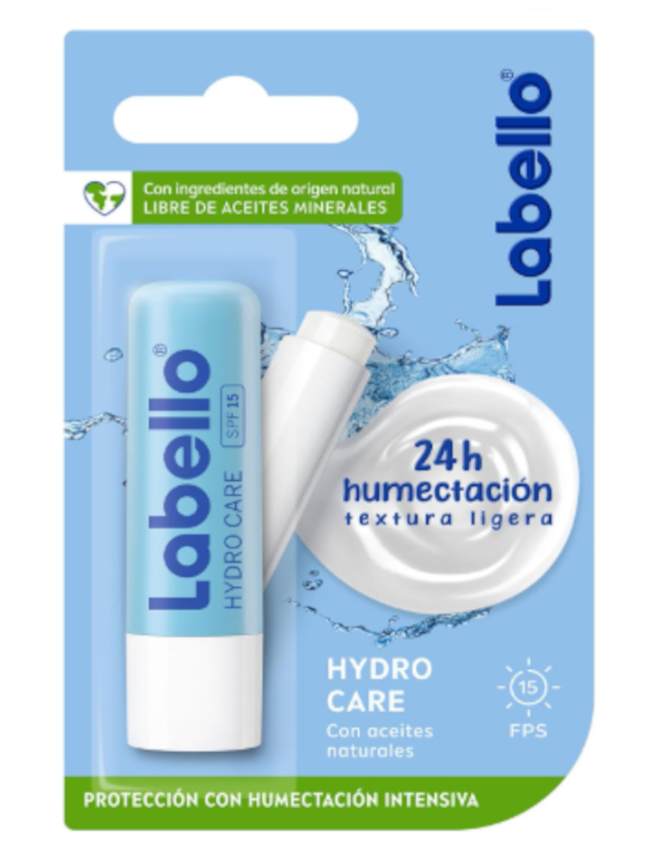 Foto 3 pulgar | Bálsamo Labial Labello Hydro Care Spf 15 Textura Ligera + Termo Güish Gratis