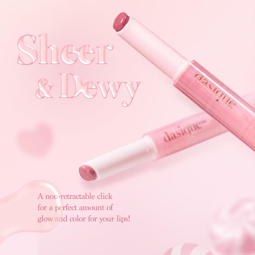 Foto 5 pulgar | Bálsamo Labial Dasique Melting Candy Balm #01 Gentle Peach Vegan - Venta Internacional.