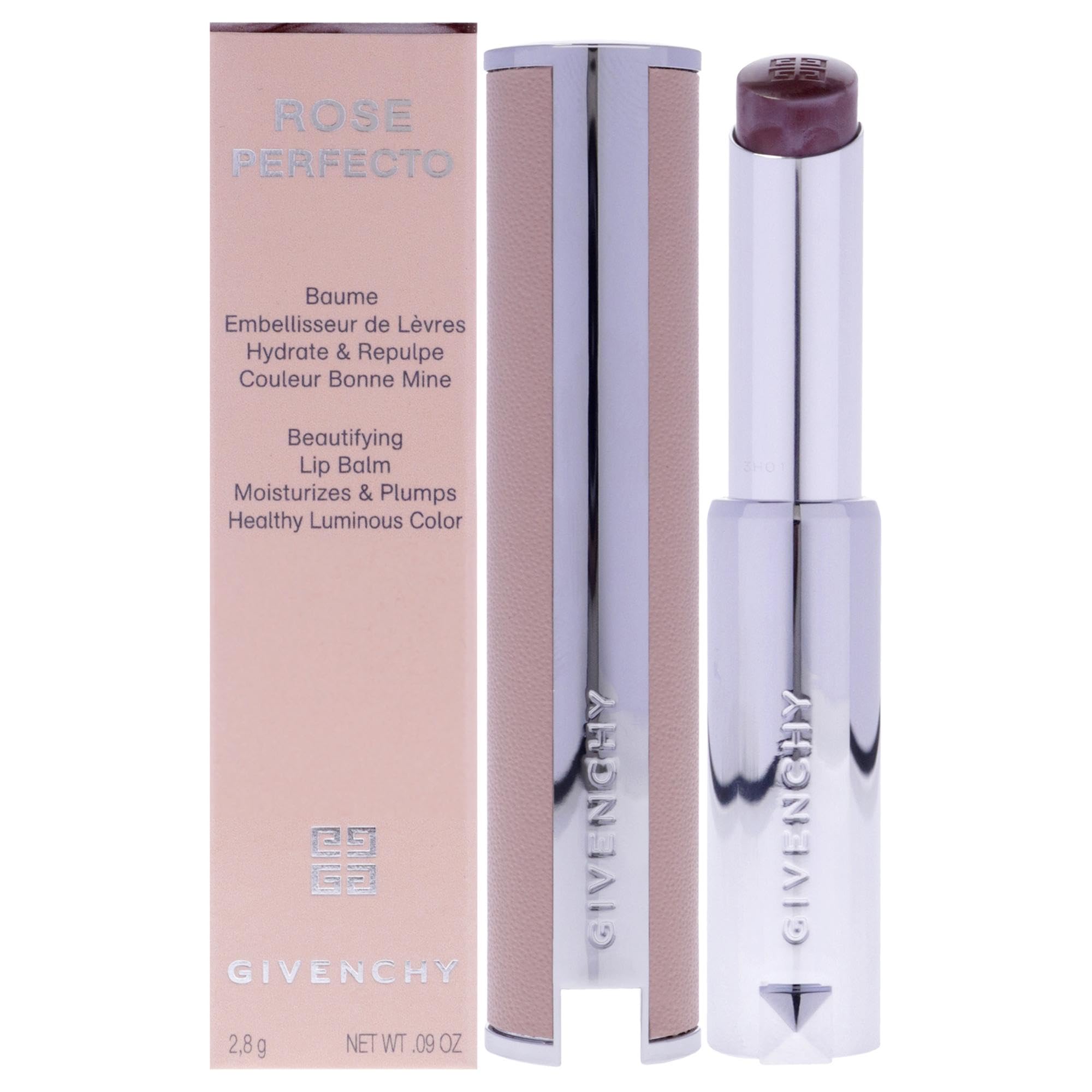 Bálsamo Labial Givenchy Rose Perfecto Plumping N117 Chilling Brown - Venta Internacional.