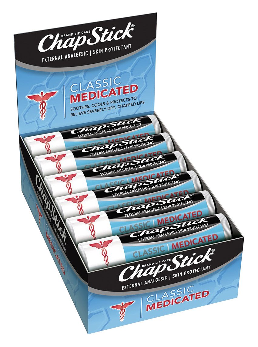 Paquete De Recarga De 12 Barras Para Bálsamo Labial Chapstick Classic Medication - Venta Internacional.