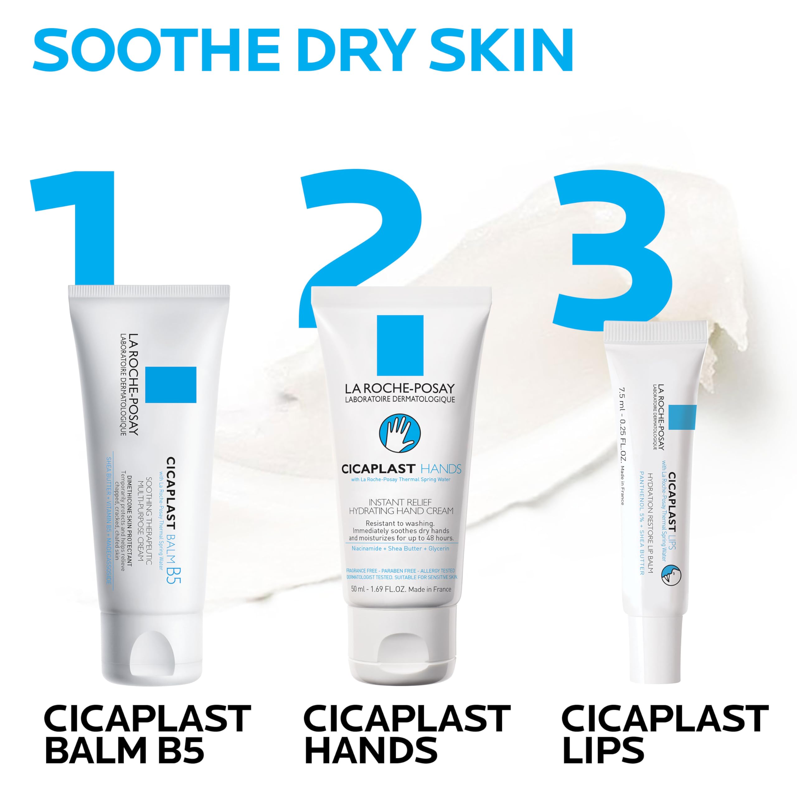 Foto 3 | Bálsamo Labial La Roche-posay Cicaplast B5 Hidratante Manteca De Karité - Venta Internacional.