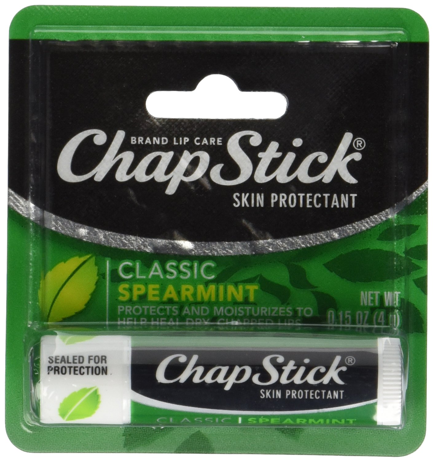 Foto 2 pulgar | Bálsamo Labial Chapstick Skin Protectant Classic Spearmint 4,25 Ml - Venta Internacional.