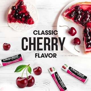 Foto 5 | Bálsamo Labial Chapstick Classic Cherry Flavor 12 Barras - Venta Internacional.
