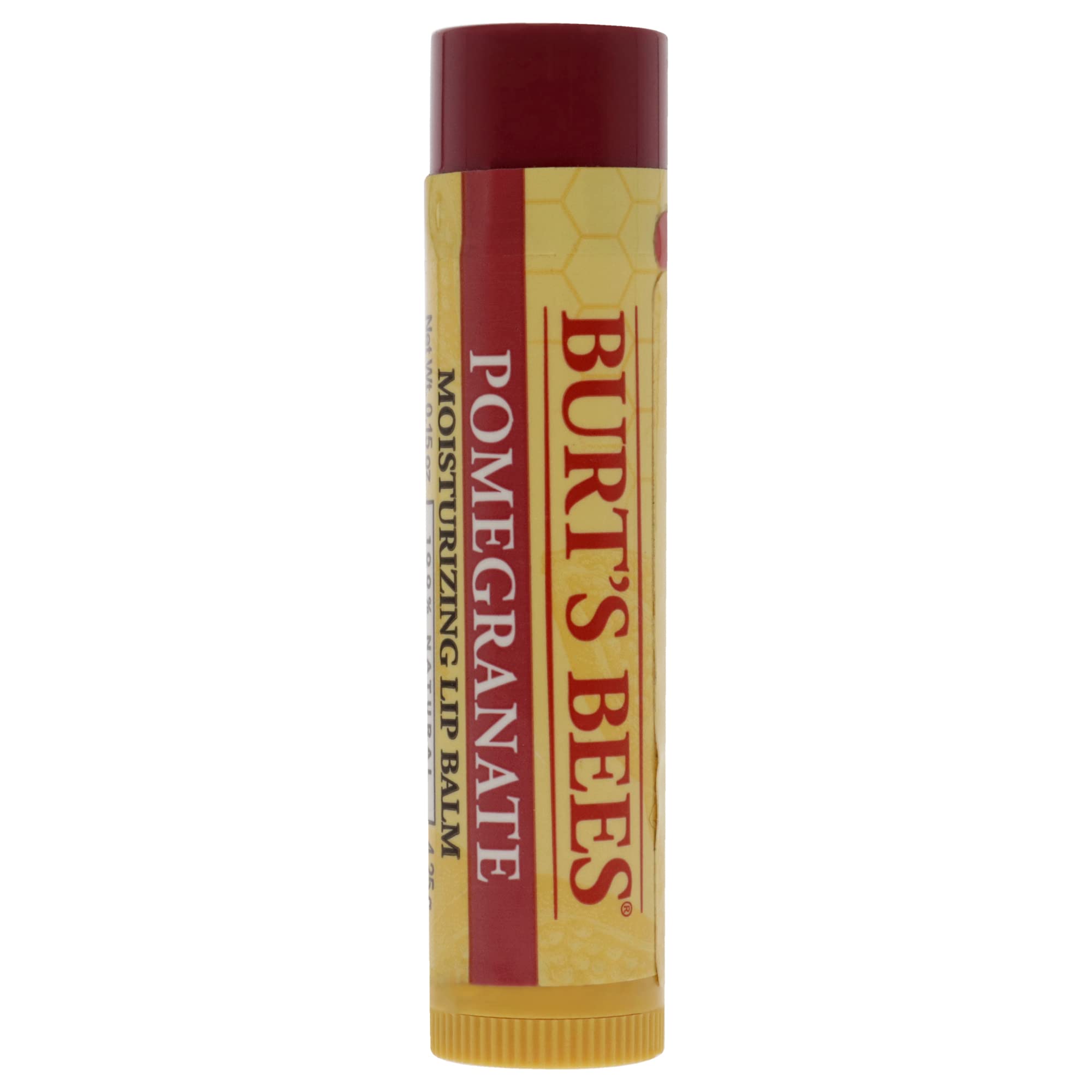 Foto 2 pulgar | Bálsamo Labial Burt's Bees Pomegranate 100% Natural, 4 Tubos - Venta Internacional.