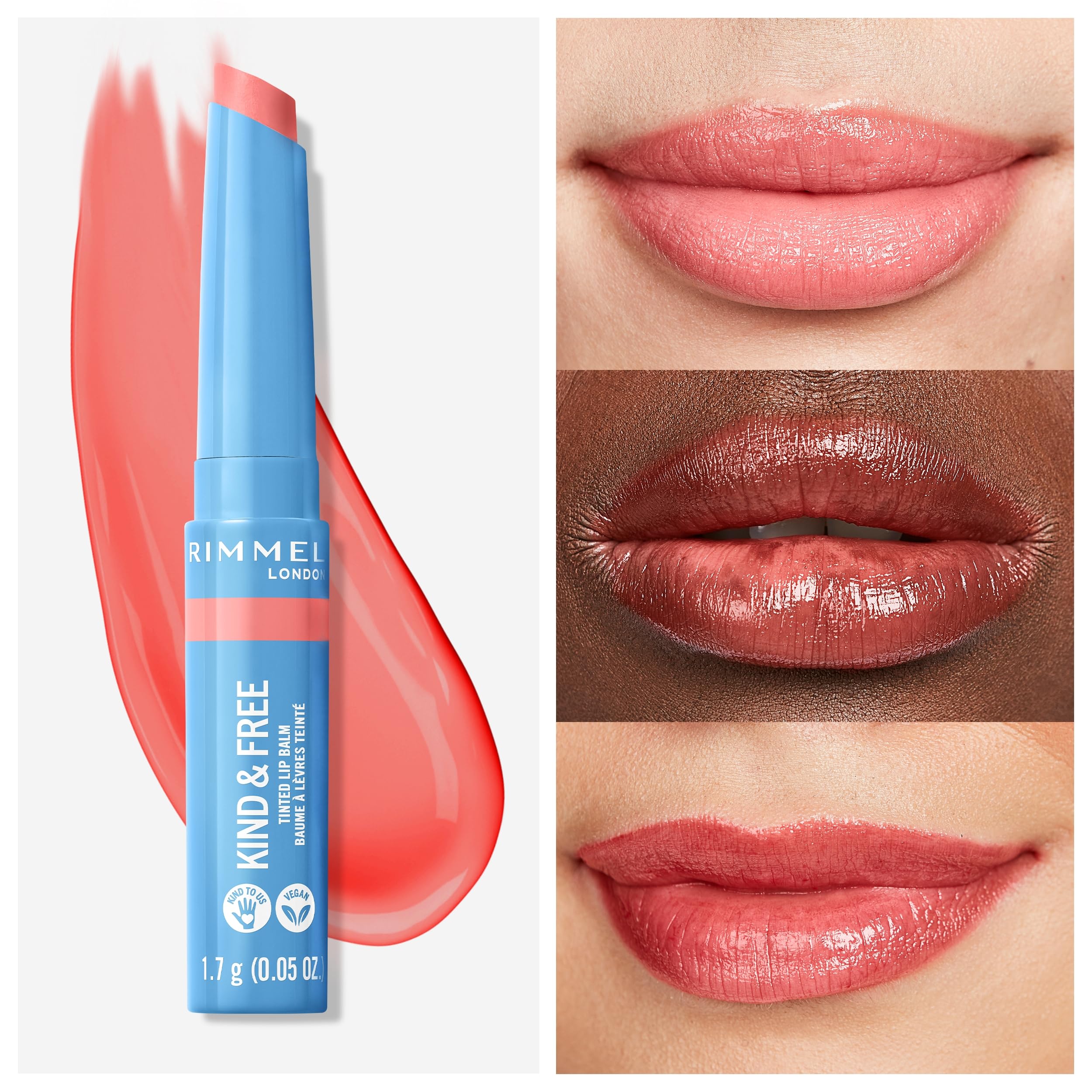 Foto 6 pulgar | Bálsamo Labial Con Color Rimmel Kind & Free 004 Hibiscus Blaze 4g - Venta Internacional.