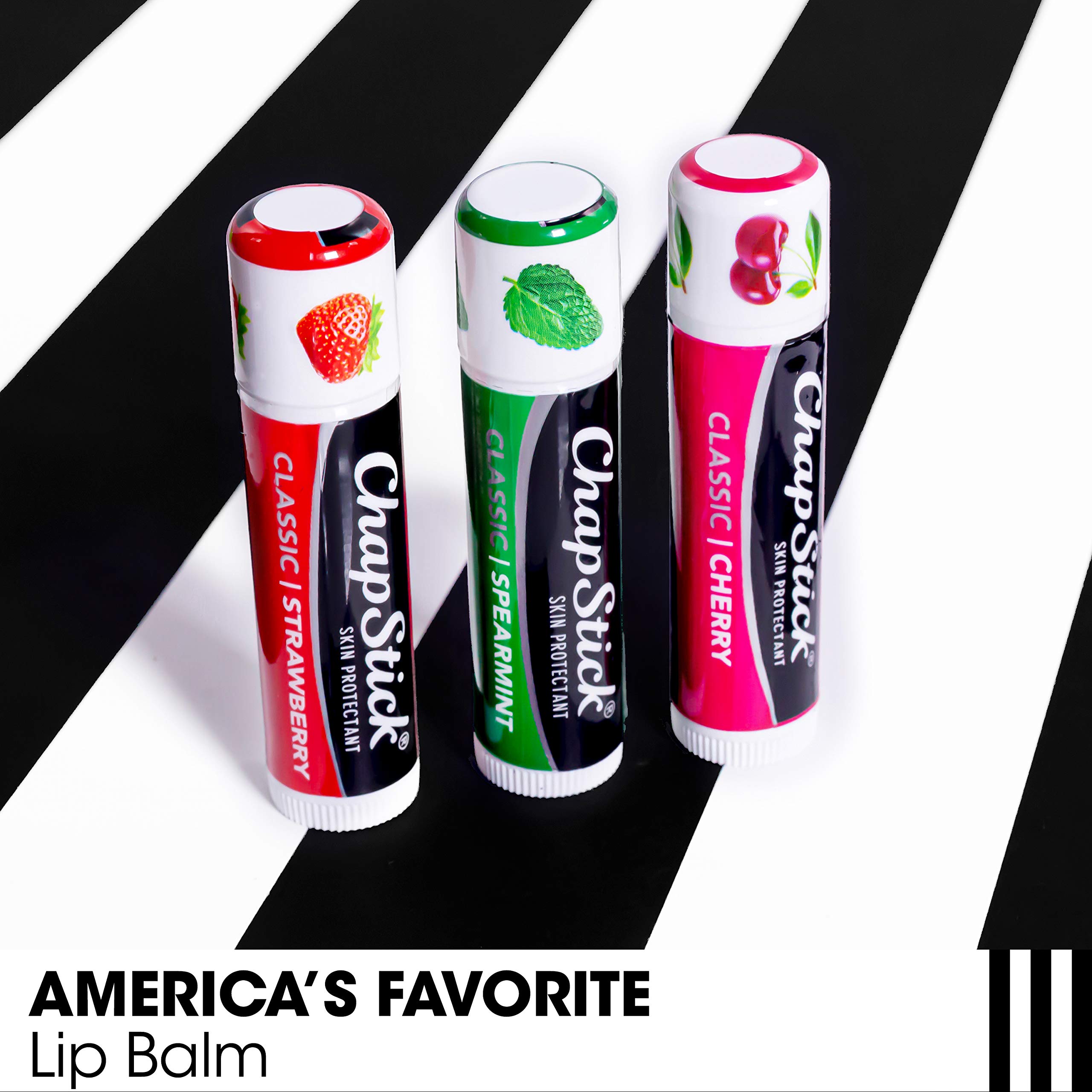 Foto 4 pulgar | Bálsamo Labial Chapstick Classic Menta Verde, Cereza Y Fresa - Venta Internacional.