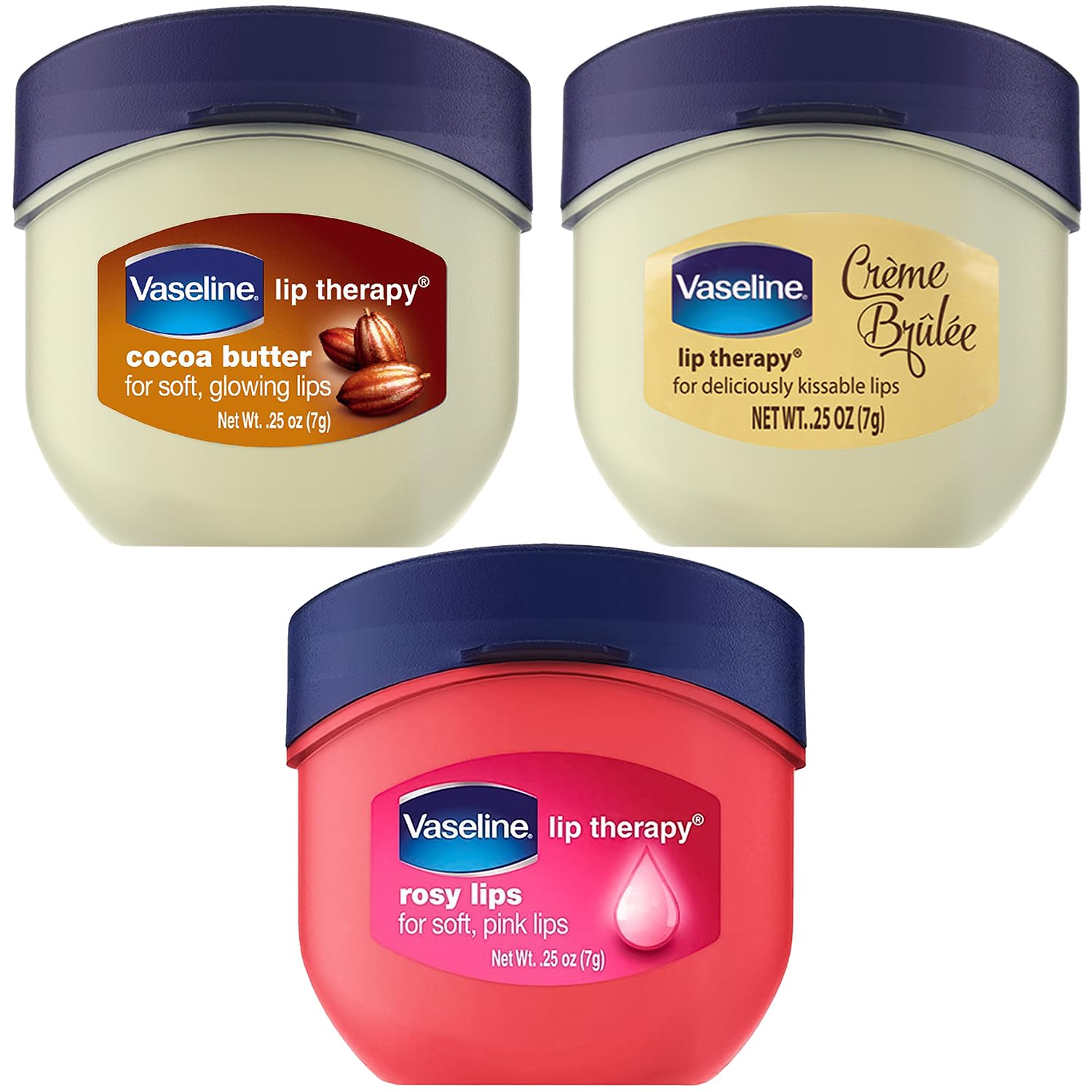 Foto 2 pulgar | Paquete De Terapia Labial, Crema De Vaselina, Crema Brulee, Rosy Lips, Manteca De Cacao - Venta Internacional.