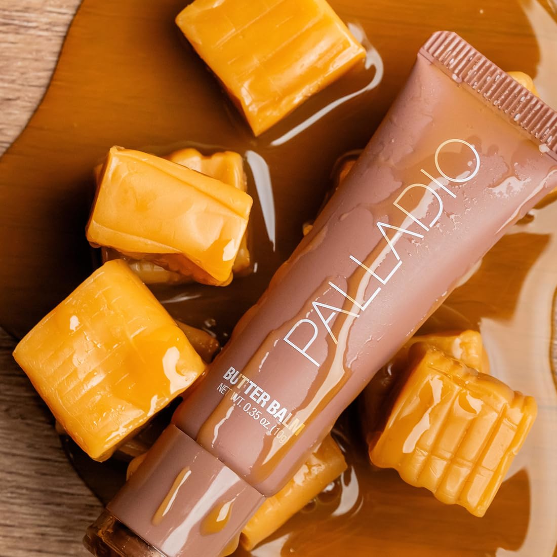Foto 5 | Bálsamo Labial Palladio Butter Balm Hidratante Con Tinte Transparente De Caramelo - Venta Internacional.