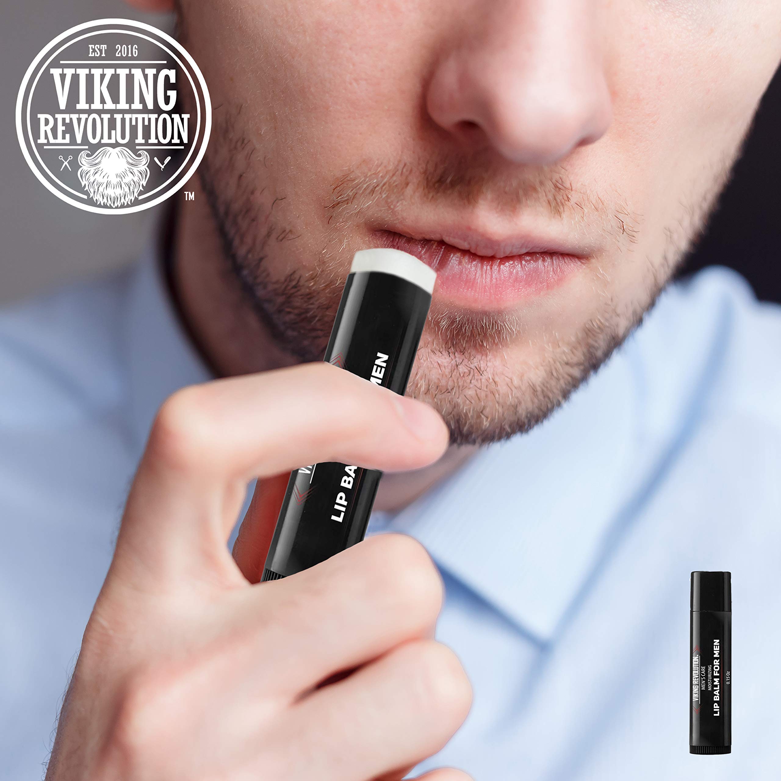 Foto 3 | Bálsamo Labial Viking Revolution, Humectante Totalmente Natural, Paquete De 4 - Venta Internacional.