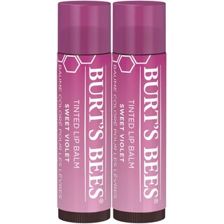 Foto 1 | Bálsamo Para Labios Burt's Bees Sweet Violet Con Manteca De Karité, Paquete De 2 - Venta Internacional.