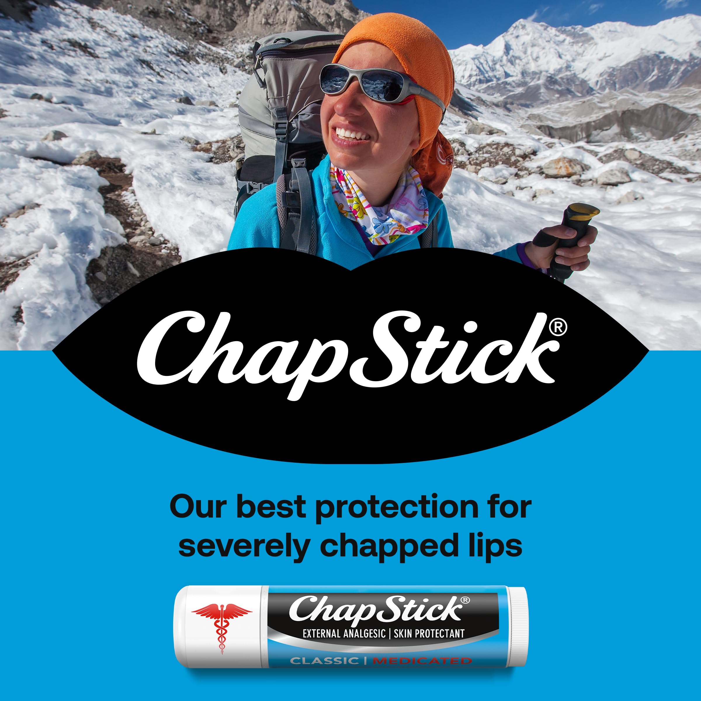 Foto 4 pulgar | Paquete De Bálsamo Labial Chapstick Para Labios Secos Y Herpes Labial - Venta Internacional.