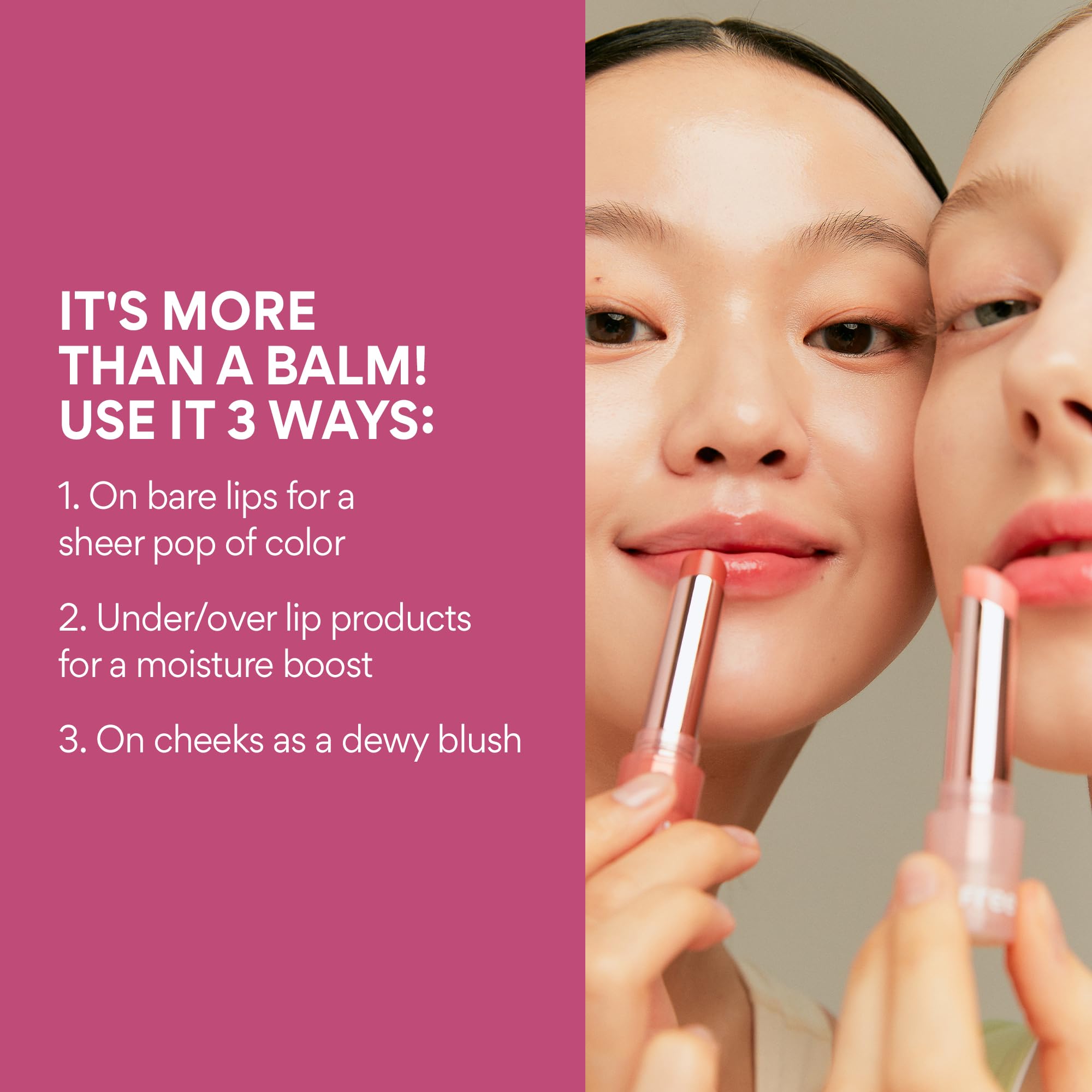 Foto 5 pulgar | Bálsamo Labial Innisfree Dewy Tint, Ácido Hialurónico, Ceramidas, Color Rosa - Venta Internacional.