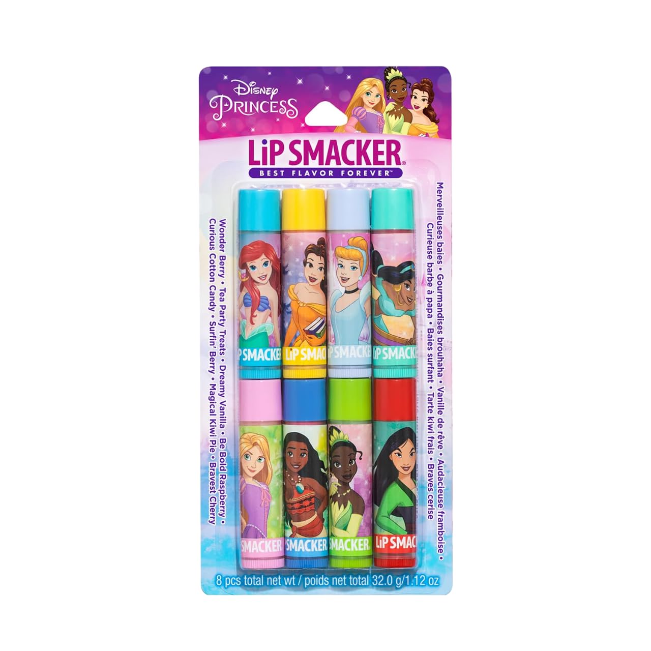 Foto 2 pulgar | Bálsamo Labial Lip Smacker Disney Princess Party Pack 8 Para Niños - Venta Internacional.