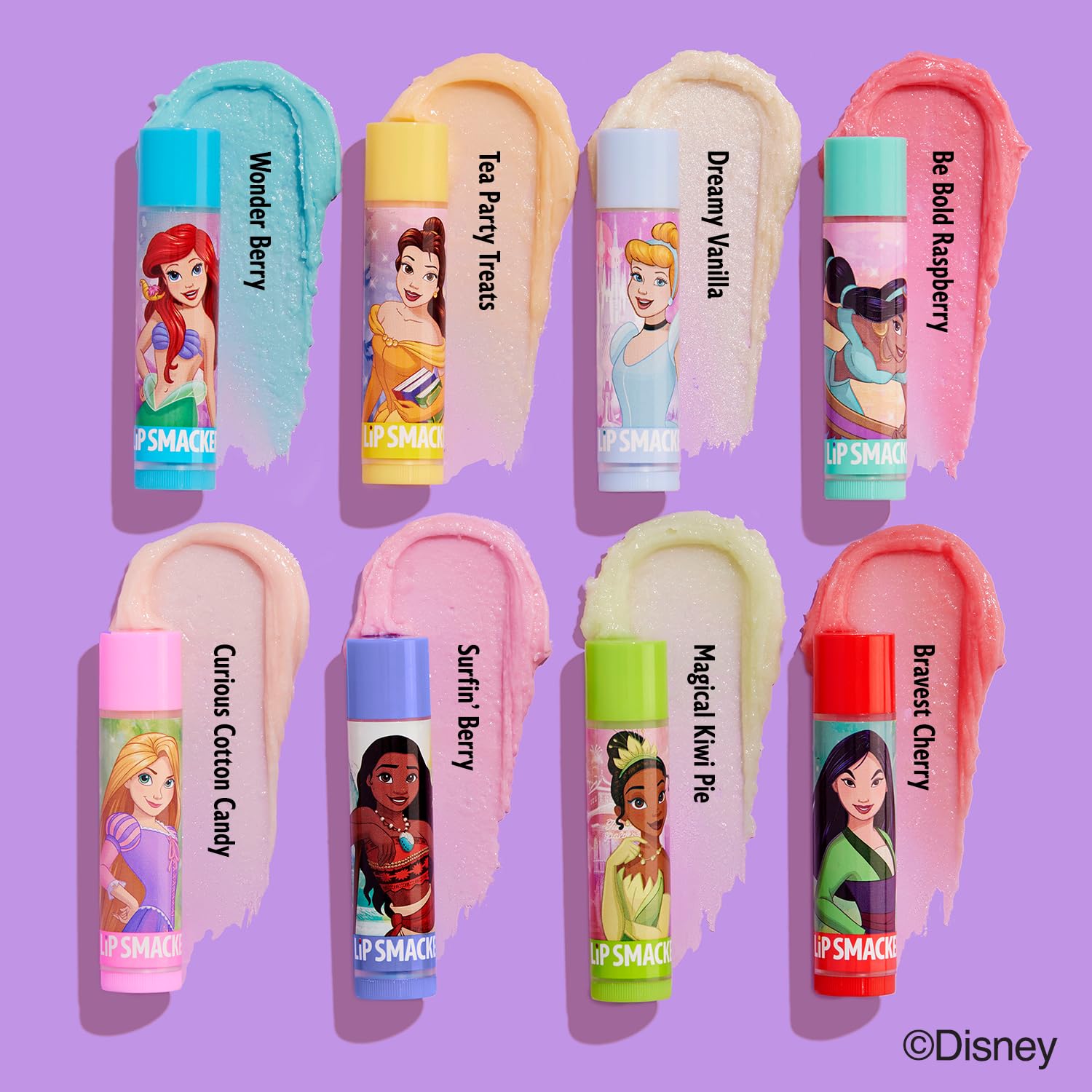 Foto 3 pulgar | Bálsamo Labial Lip Smacker Disney Princess Party Pack 8 Para Niños - Venta Internacional.