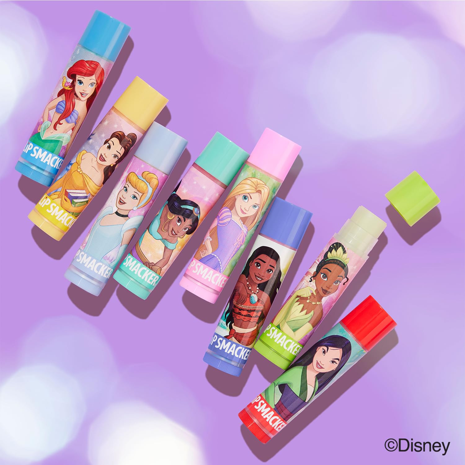 Foto 6 | Bálsamo Labial Lip Smacker Disney Princess Party Pack 8 Para Niños - Venta Internacional.