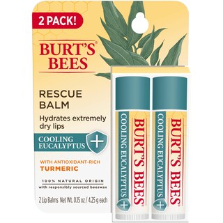 Foto 1 | Bálsamo Labial Burt's Bees Rescue Con Cera De Abejas Y Cúrcuma 100% Natural - Venta Internacional.