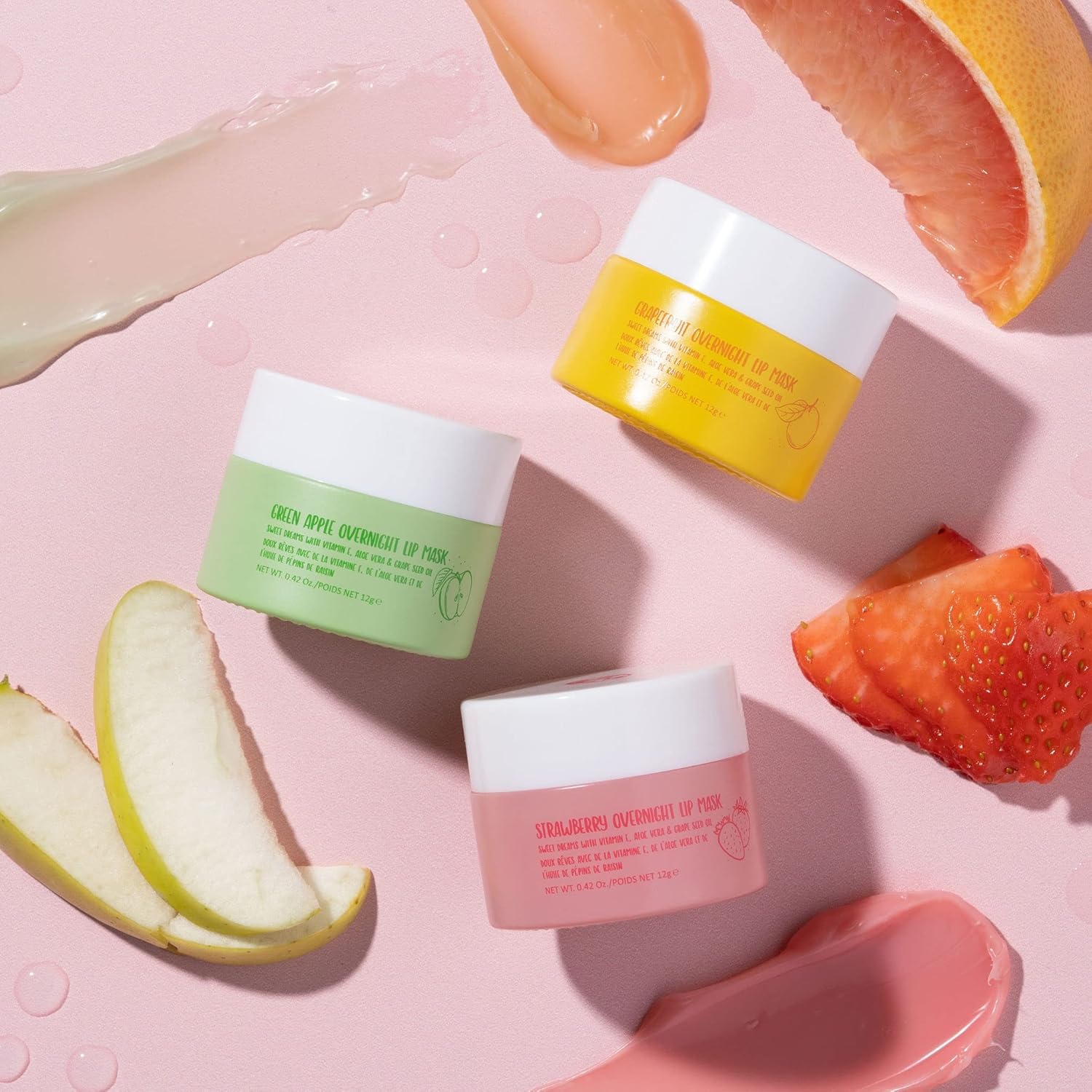 Foto 3 | Mascarilla Labial Trio W7 Sweet Dreams Fresa, Manzana Y Pomelo - Venta Internacional.