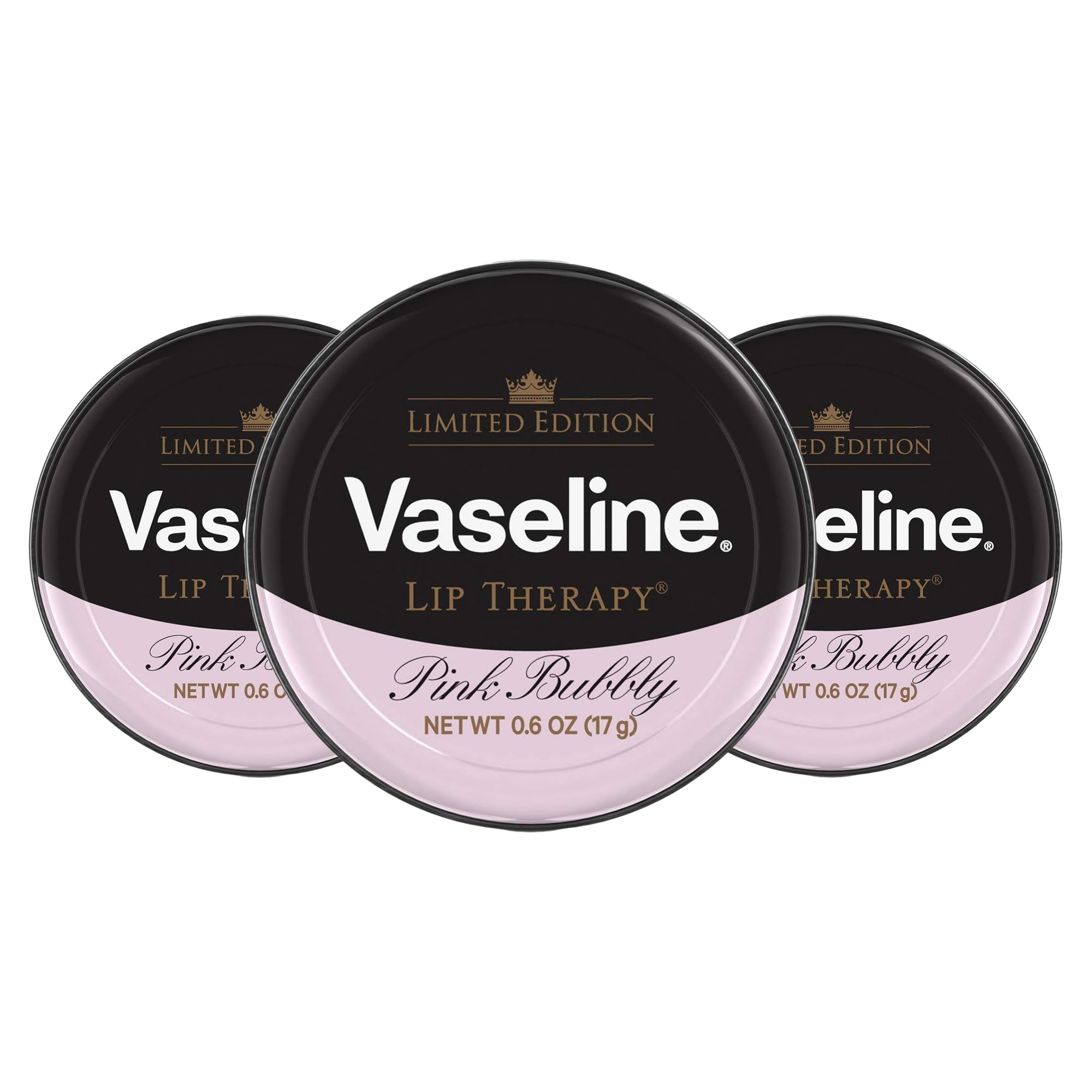 Foto 2 pulgar | Bálsamo Labial Vaseline Lip Therapy Pink Bubbly, 18 Ml, Paquete De 3 - Venta Internacional.