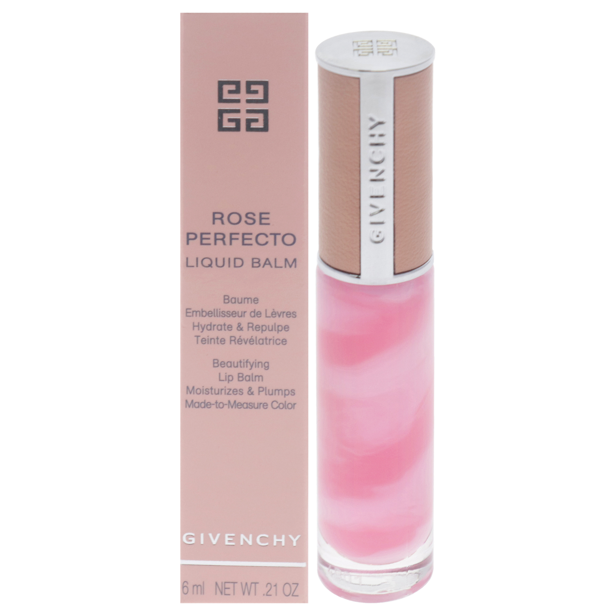 Foto 1 | Bálsamo Labial Con Color Givenchy Rose Perfecto 001 Pink 6 Ml - Venta Internacional.