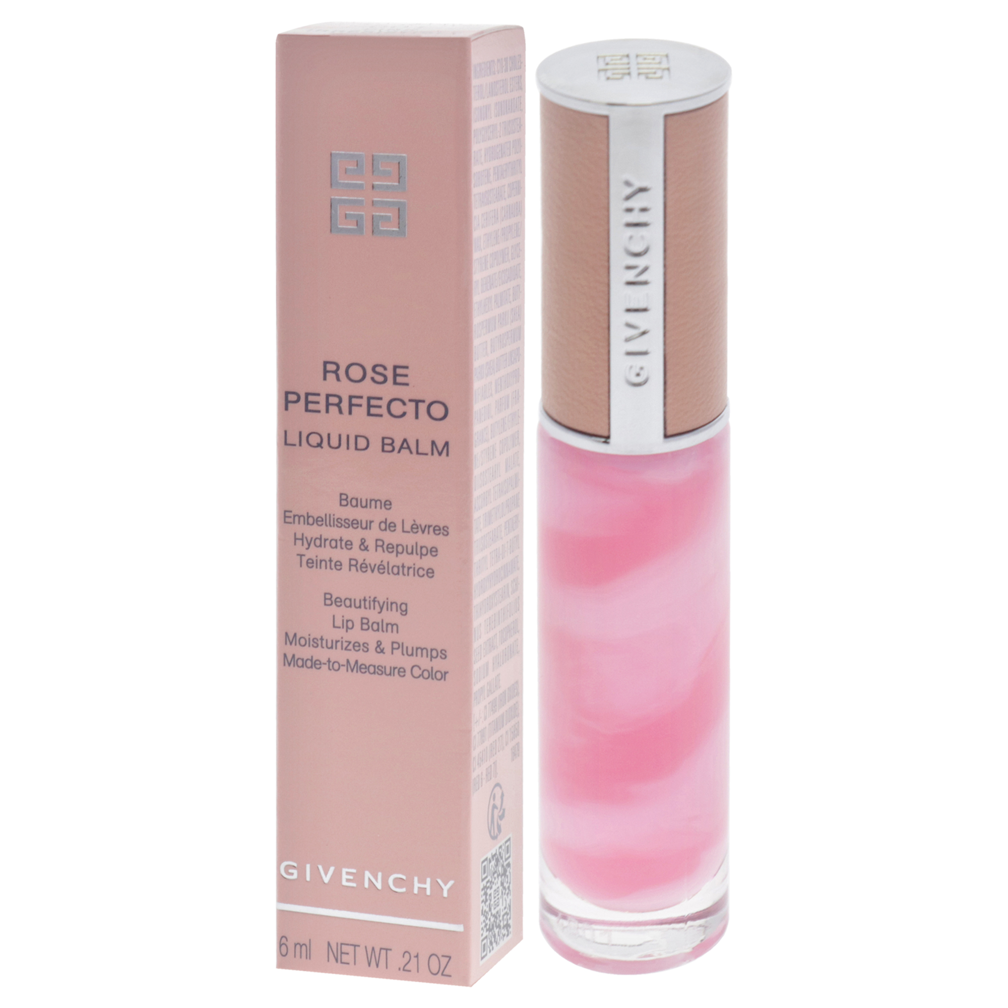 Foto 4 pulgar | Bálsamo Labial Con Color Givenchy Rose Perfecto 001 Pink 6 Ml - Venta Internacional.