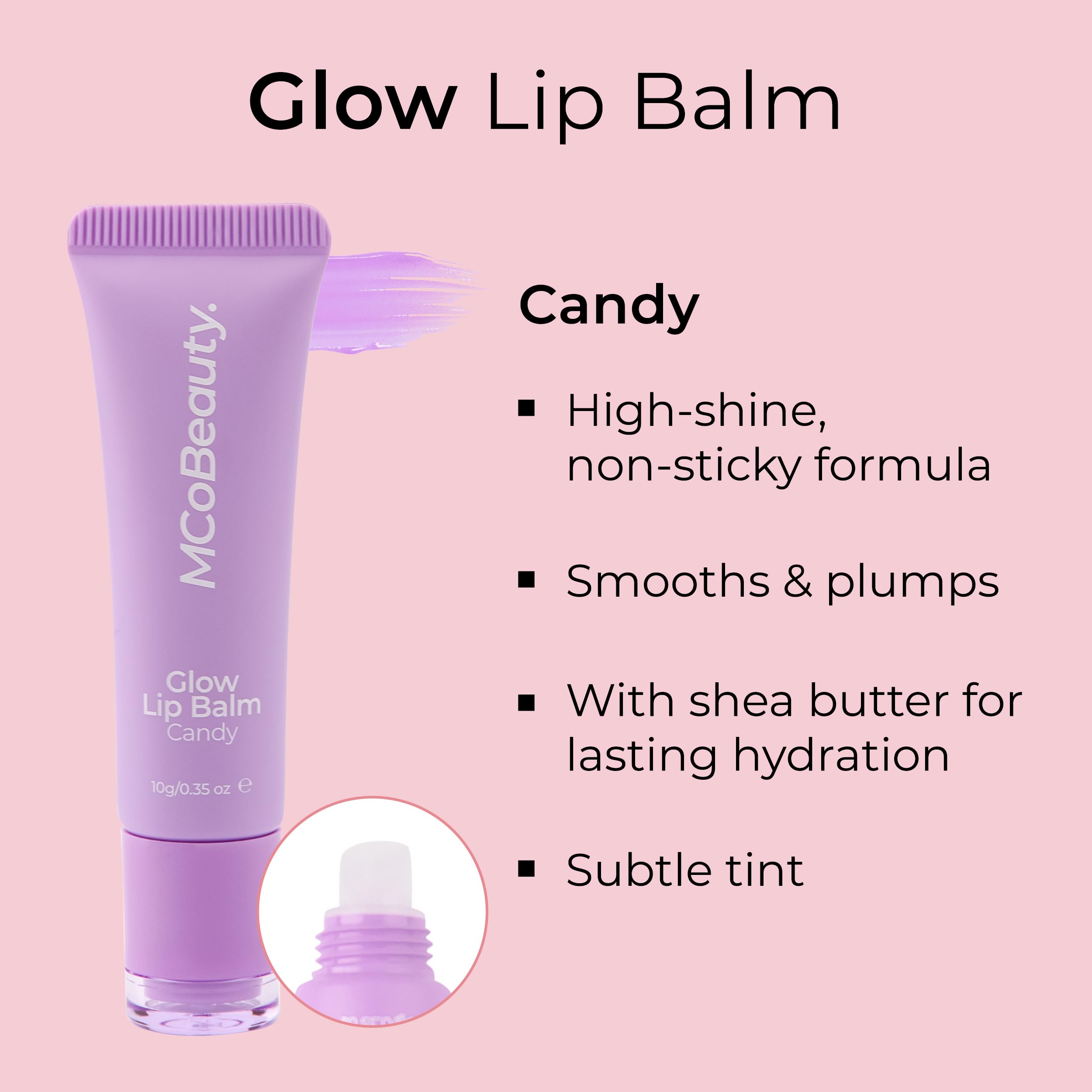 Foto 3 pulgar | Bálsamo Labial Mcobeauty Glow Candy, Tinte Nutritivo, Vegano, Libre De Crueldad Animal - Venta Internacional.