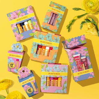 Foto 7 | Set De Bálsamo Labial Burt's Bees Balm Bouquet Original Beeswax, Paquete De 4 - Venta Internacional.