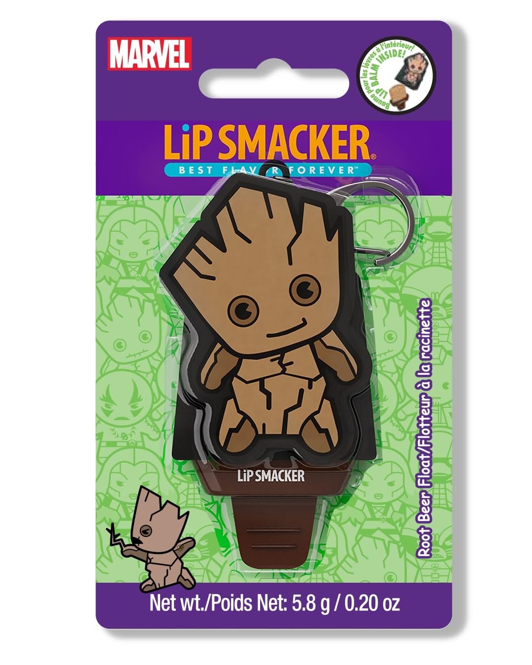 Foto 1 | Bálsamo Labial Lip Smacker Marvel Guardianes De La Galaxia Groot - Venta Internacional.