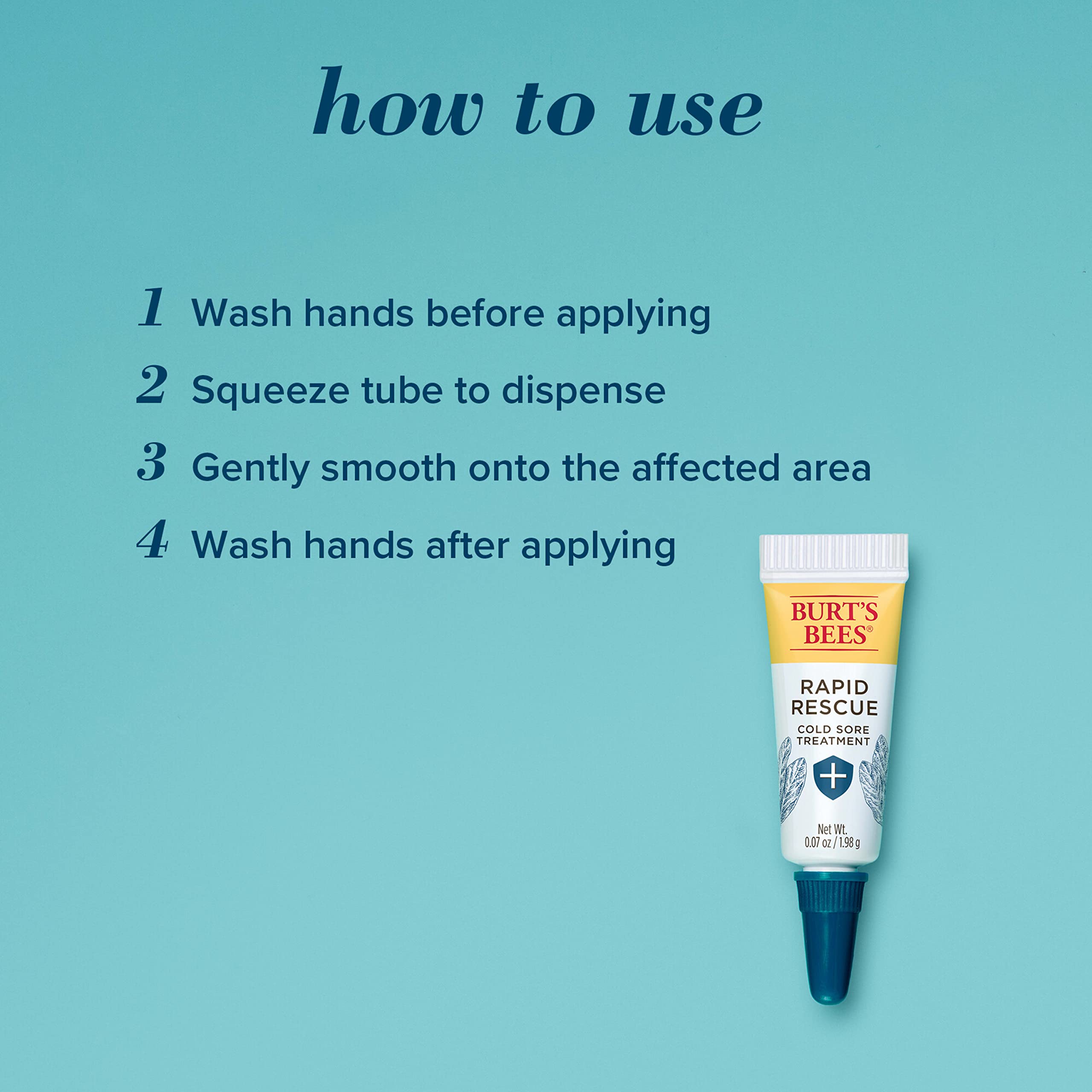 Foto 5 | Bálsamo Labial Stocking Stuffers Burt's Bees Para El Tratamiento Del Herpes Labial - Venta Internacional.