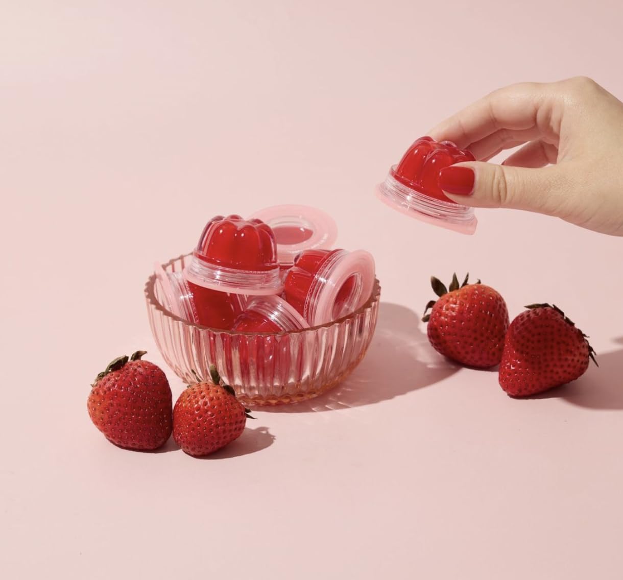 Foto 5 pulgar | Bálsamo Labial Tonymoly Strawberry Jelly Lip Melt 10 G - Venta Internacional.