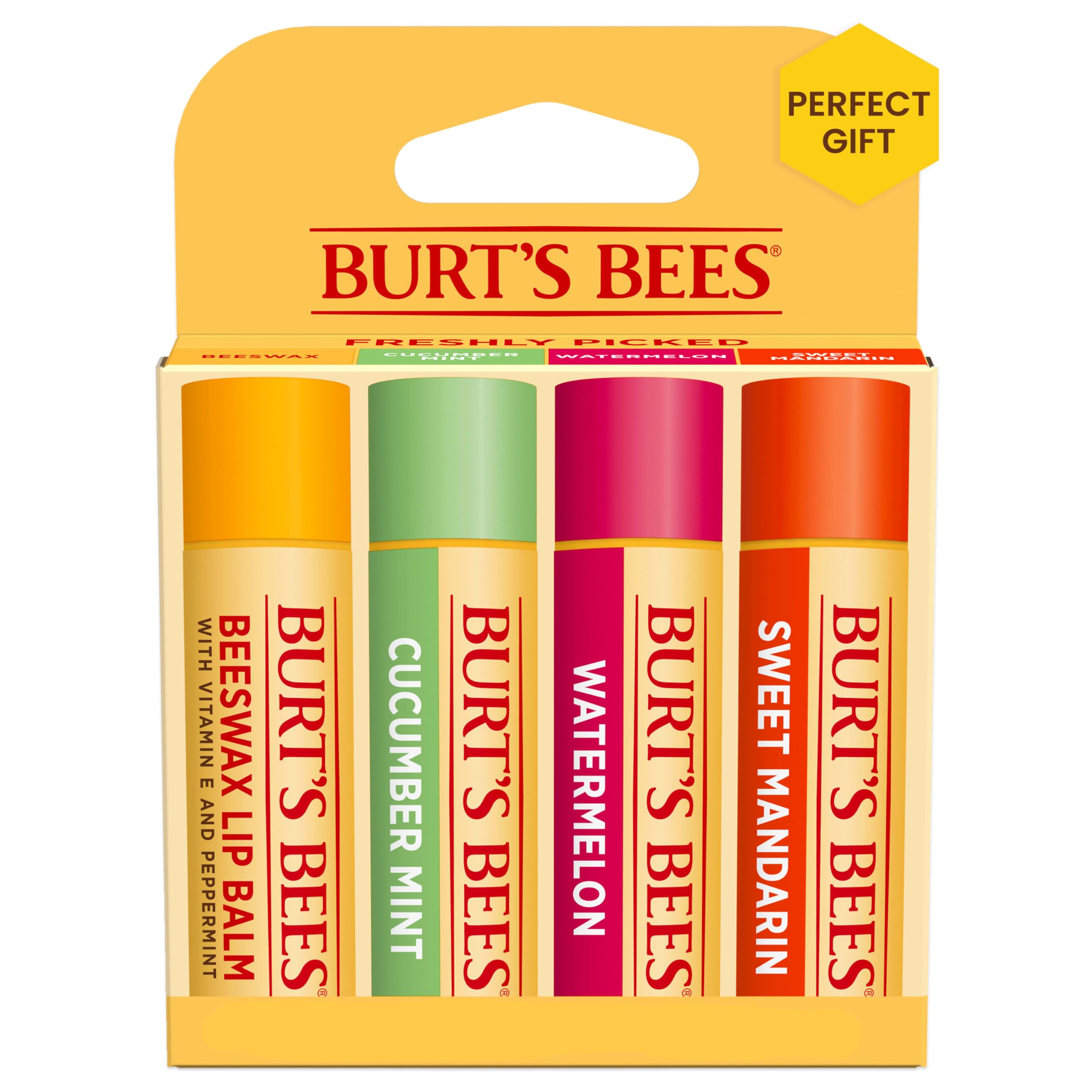Foto 1 | Bálsamo Labial Burt's Bees Stocking Stuffers, Paquete De 4, Regalo De Navidad - Venta Internacional.