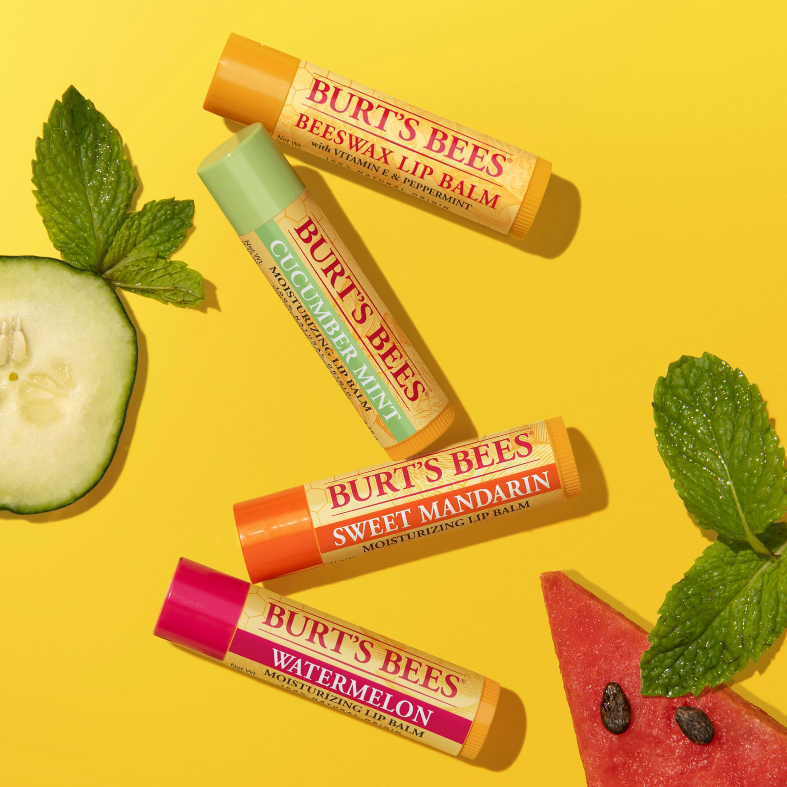 Foto 5 | Bálsamo Labial Burt's Bees Stocking Stuffers, Paquete De 4, Regalo De Navidad - Venta Internacional.