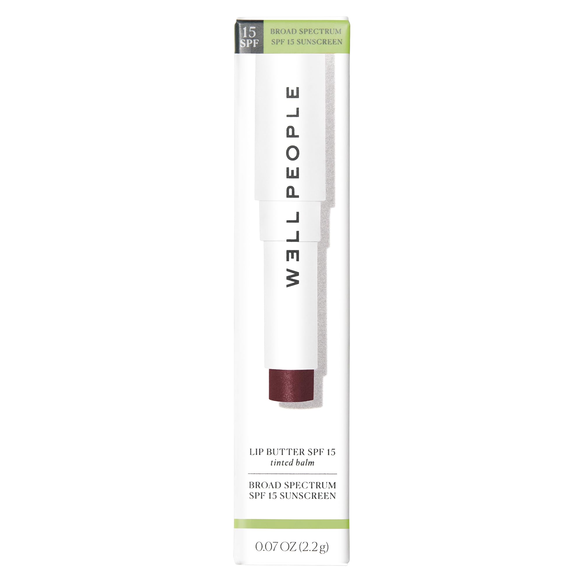 Foto 5 pulgar | Crema Labial Well People Spf 15, Bálsamo Tintado, Vino, Vegano - Venta Internacional.