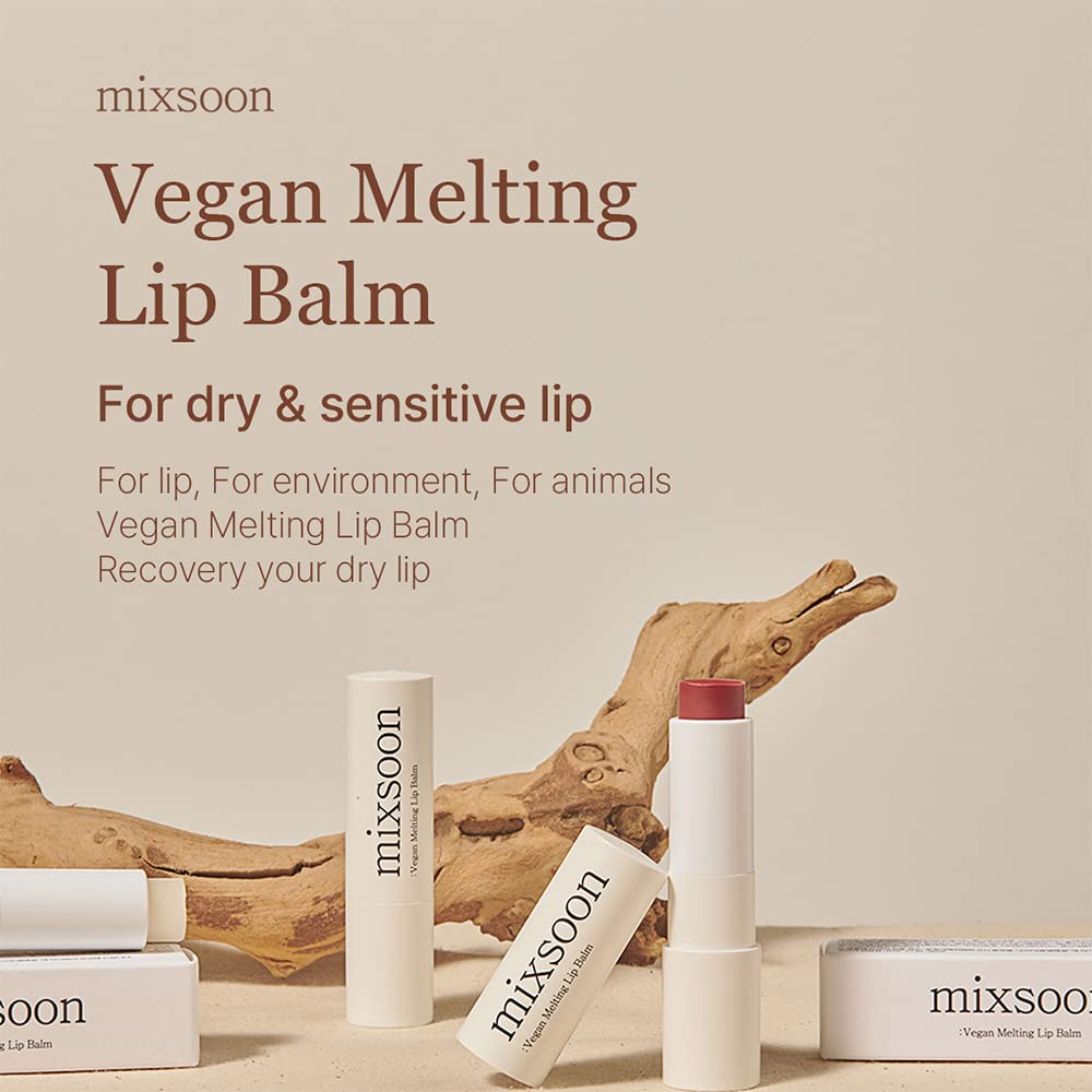 Foto 3 pulgar | Mezcla De Bálsamo Labial Vegan Melting Dry Rose 4,1 G - Venta Internacional.