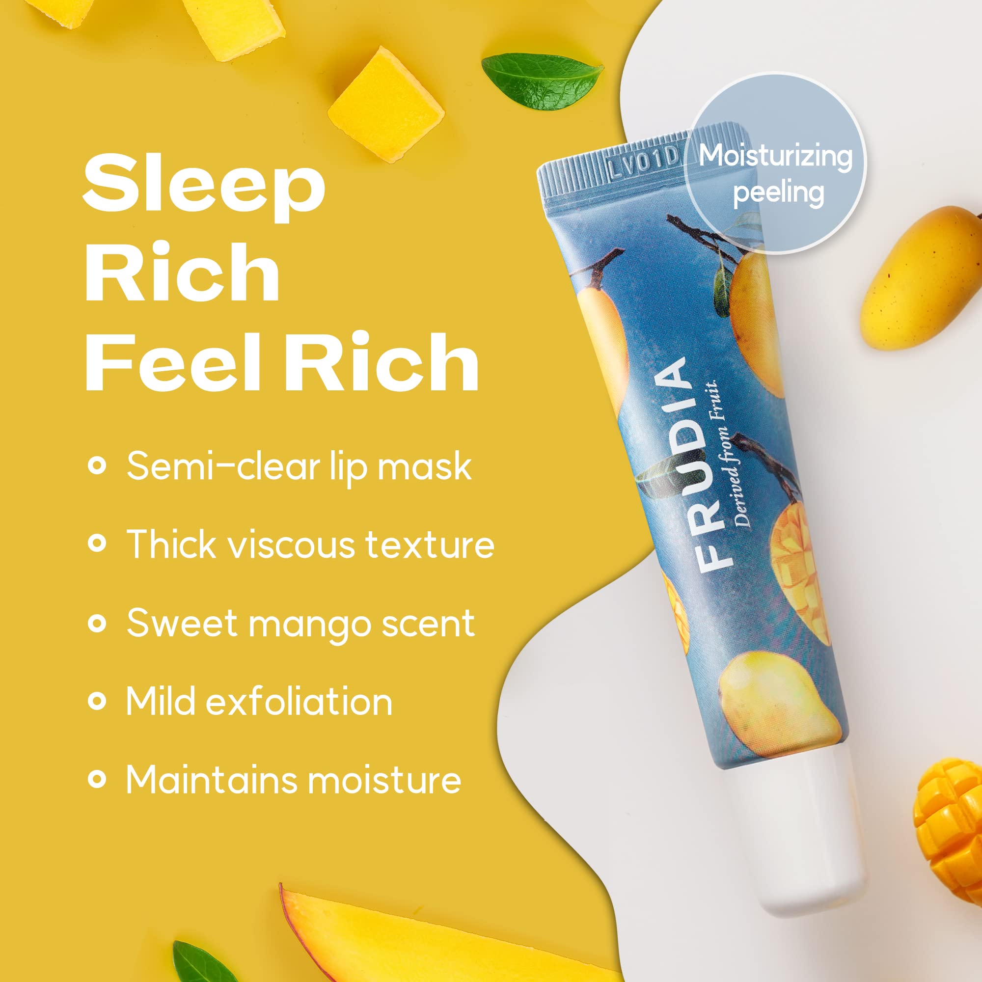 Foto 5 pulgar | Máscara Labial Frudia Bálsamo Labial Teñido De Miel Y Mango Para Mujer, 10 Ml - Venta Internacional.