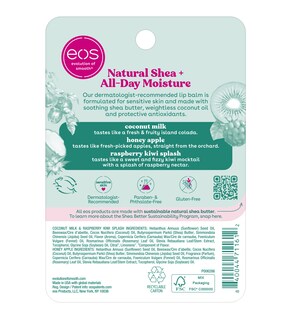 Foto 7 | Bálsamo Labial Eos Natural Con Miel De Karité Y Manzana, 4 Ml, Paquete De 3 - Venta Internacional.